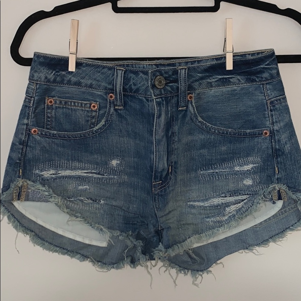 Vintage hi-rise festival shorts